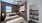 Brick exposed bedroom with floating shelves 